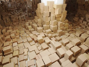 pile of boxes
